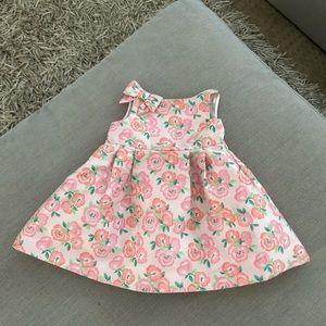 Janie and Jack Easter floral dress 6-12 months